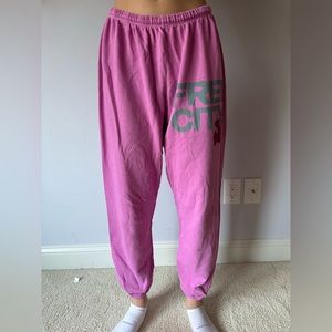 Free City Large Sweatpants Pink